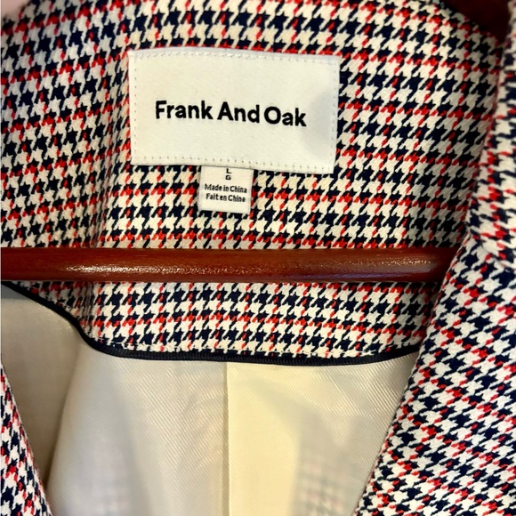 🇨🇦 Like New Frank & Oak Houndstooth Blazer - Picture 5 of 11